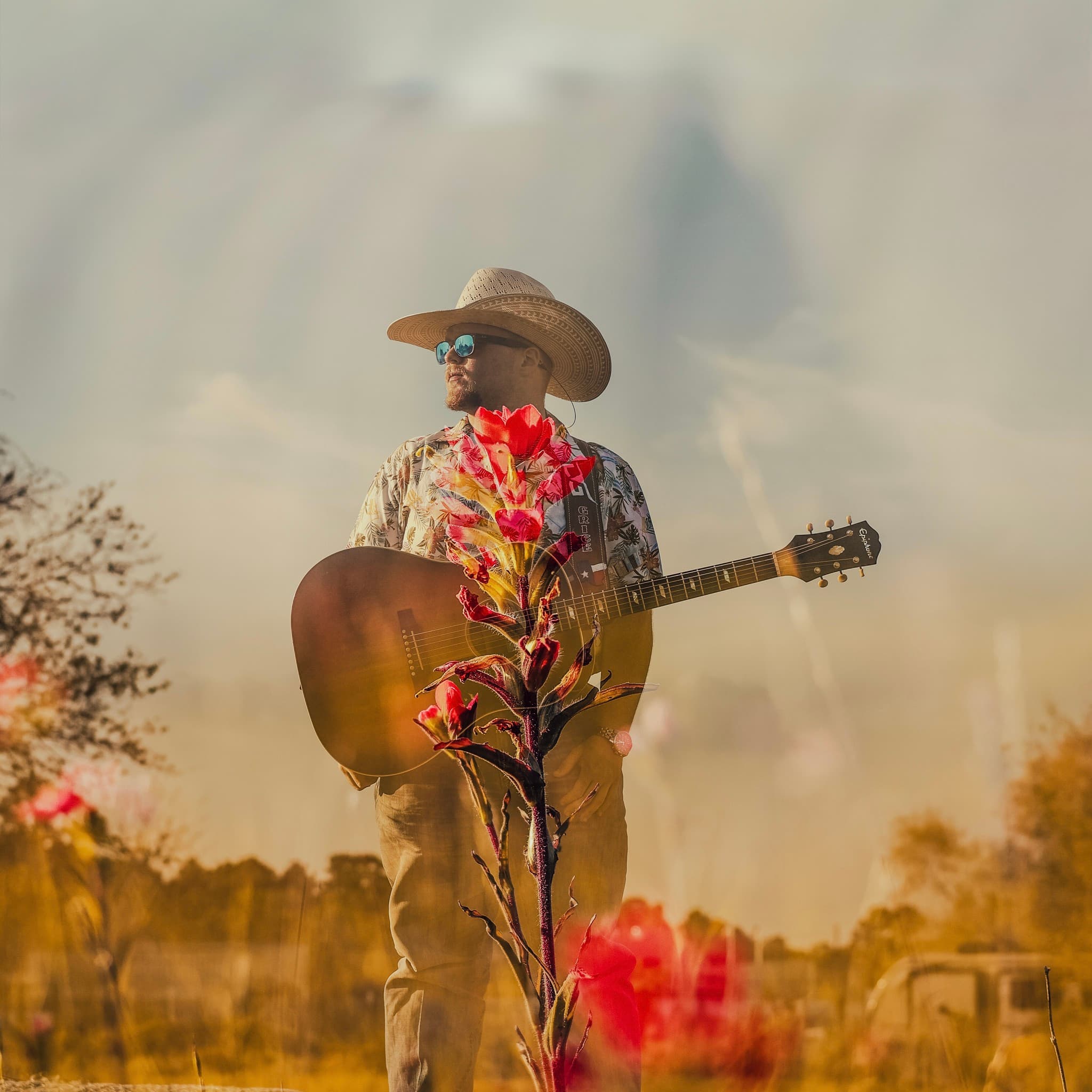 Dalton Grice performing with guitar